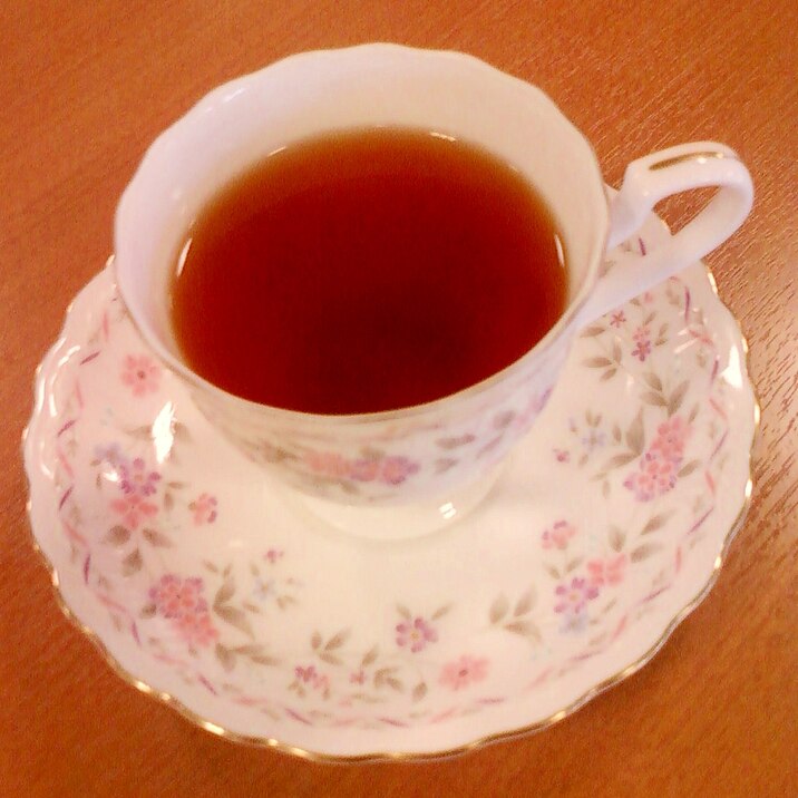 ☆*:・プルーン絞り汁入りほうじ茶ミックス紅茶・☆